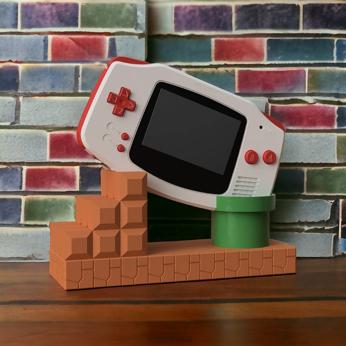 Display Stand für Nintendo Gameboy Advance GBA Display Stand Mario Themed