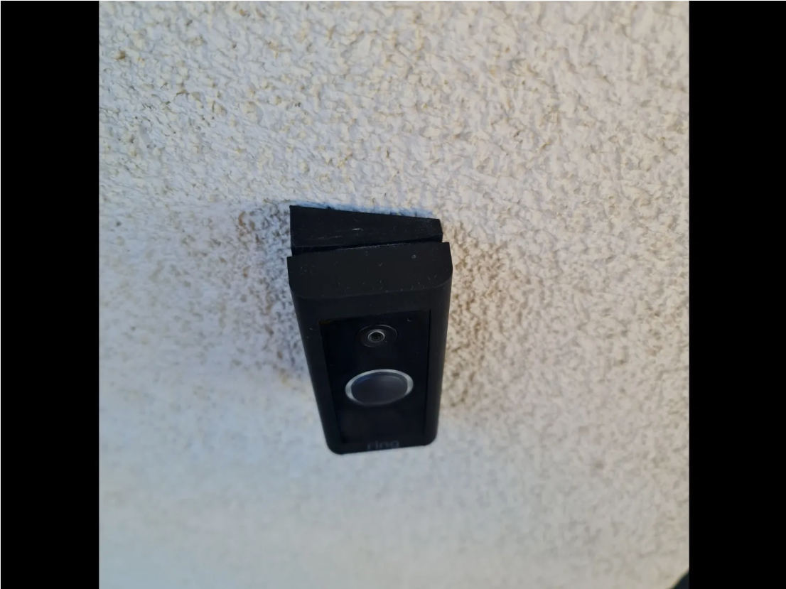 Keilhalterung für Ring Doorbell wired 30° Halterung- Befestigung Winkel
