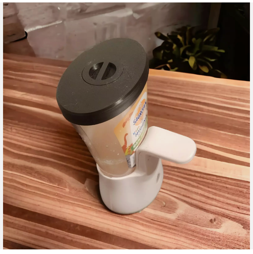3D gedruckte Deckel für Sagrotan No Touch Seifenspender, 3D Druck